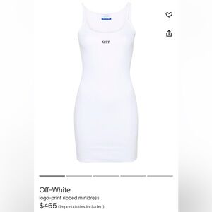 Off white casual dress